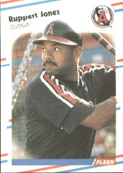 1988 Fleer Baseball Cards      492     Ruppert Jones